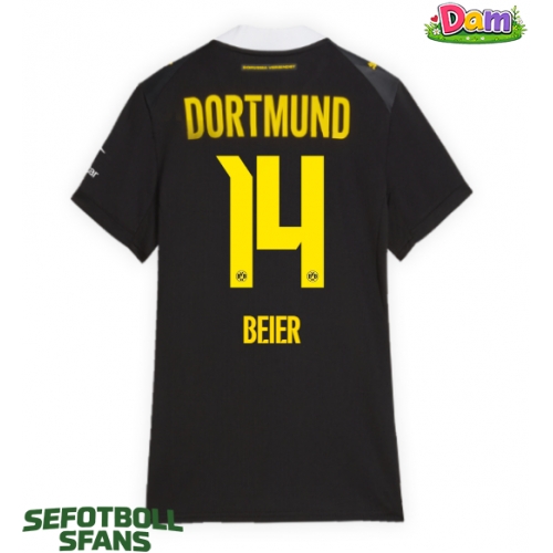 Borussia Dortmund Maximilian Beier #14 Bortatröja Kvinnor 2026-27 Kortärmad